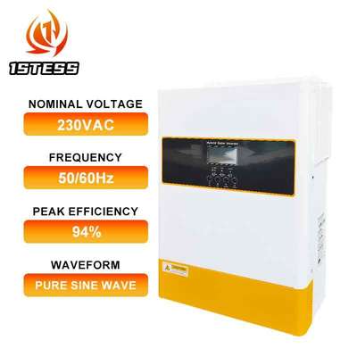 Pure Sine Wave 6.2KW Solar Inverter with 48VDC Support MPPT High Voltage Off Grid Dust Resistant