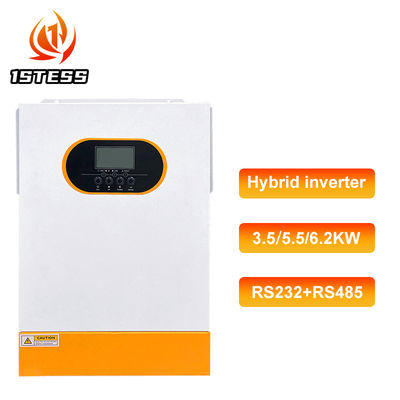 3.5kw 24V Hybrid Solar Inverter Single Phase 48V 5.5kw 6.2kw Off Grid MPPT Pure Sine Wave With Lithium Battery Activation
